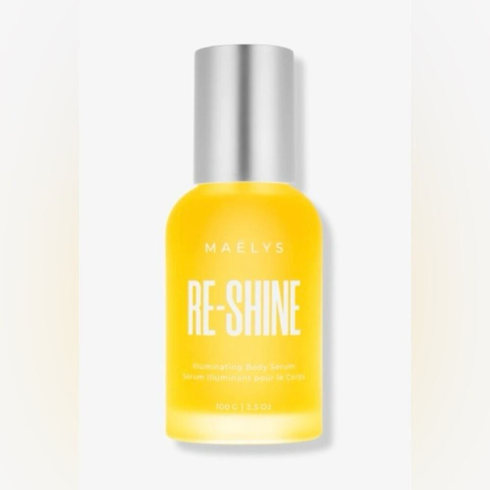 Maelys RE-SHINE Illuminating Body Serum NIB  3.5 oz